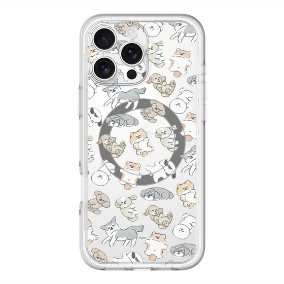 Slim Protection Premium Case with MagSafe［ Hello, It's Dog - Nap ］