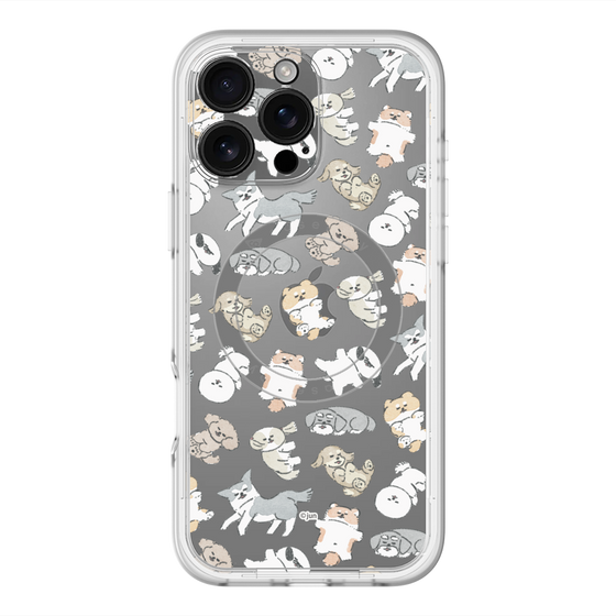 Slim Protection Premium Case with MagSafe［ Hello, It's Dog - Nap ］