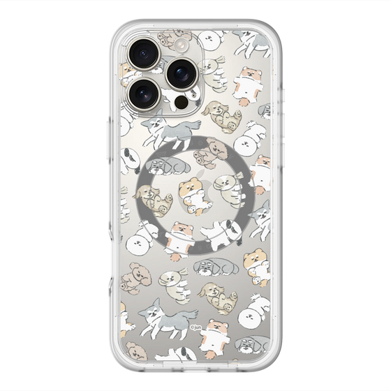 Slim Protection Premium Case with MagSafe［ Hello, It's Dog - Nap ］