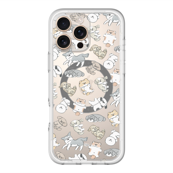 Slim Protection Premium Case with MagSafe［ Hello, It's Dog - Nap ］