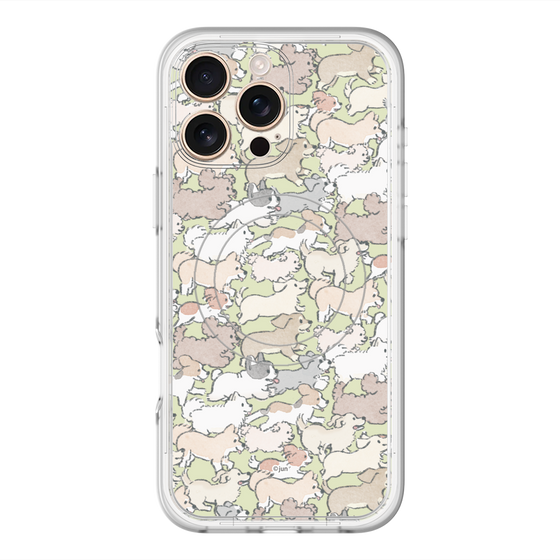 Slim Protection Premium Case with MagSafe［ Hello, It's Dog - Full of Dogs ］