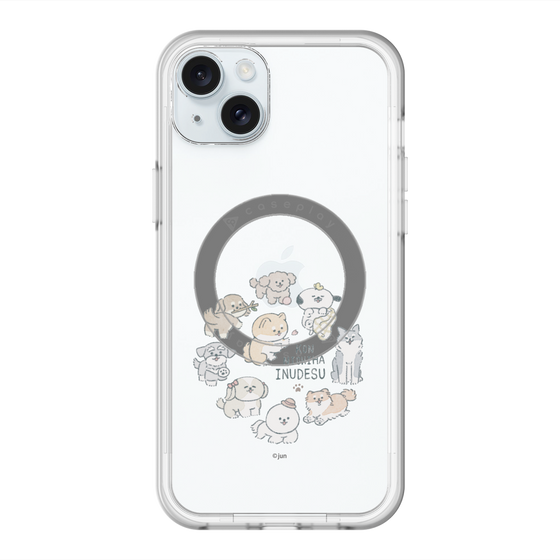 Slim Protection Premium Case with MagSafe［ Hello, It's Dog - All Together - Clear ］