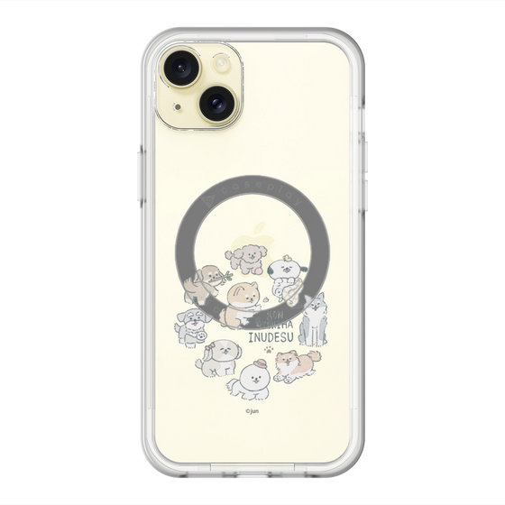 Slim Protection Premium Case with MagSafe［ Hello, It's Dog - All Together - Clear ］