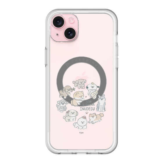 Slim Protection Premium Case with MagSafe［ Hello, It's Dog - All Together - Clear ］