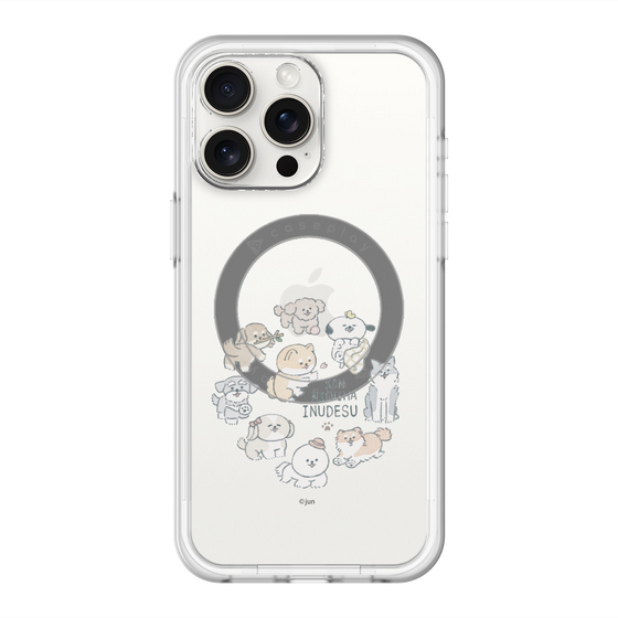 Slim Protection Premium Case with MagSafe［ Hello, It's Dog - All Together - Clear ］