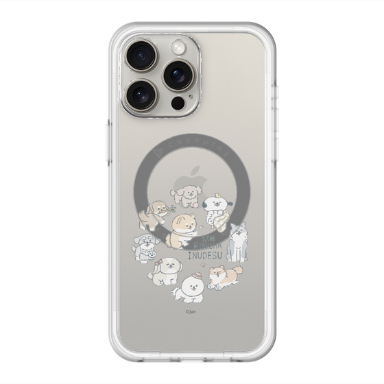 Slim Protection Premium Case with MagSafe［ Hello, It's Dog - All Together - Clear ］