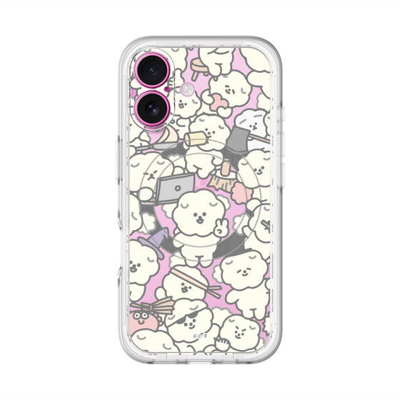Slim Protection Premium Case with MagSafe［ Mossari Mosao - Fluffy - Clear ］