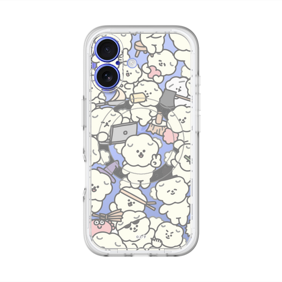 Slim Protection Premium Case with MagSafe［ Mossari Mosao - Fluffy - Clear ］