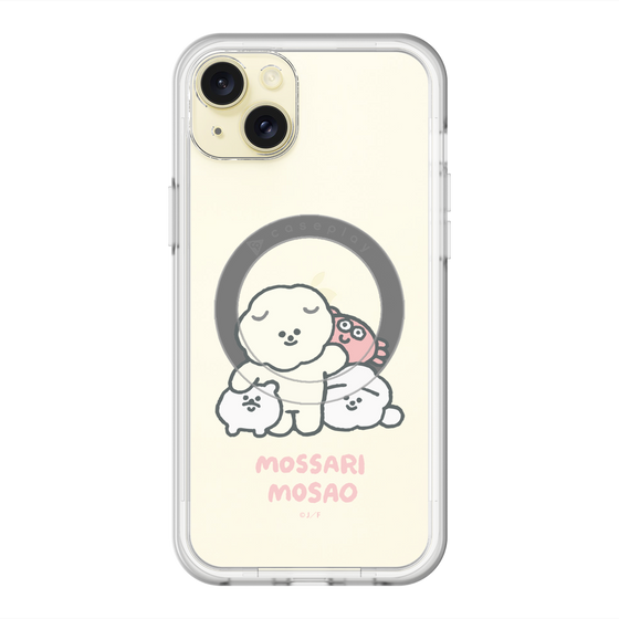 Slim Protection Premium Case with MagSafe［ Mossari Mosao - Everyone Together - Clear ］