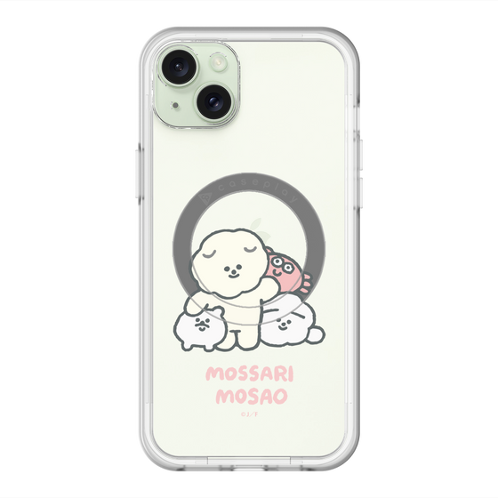 Slim Protection Premium Case with MagSafe［ Mossari Mosao - Everyone Together - Clear ］