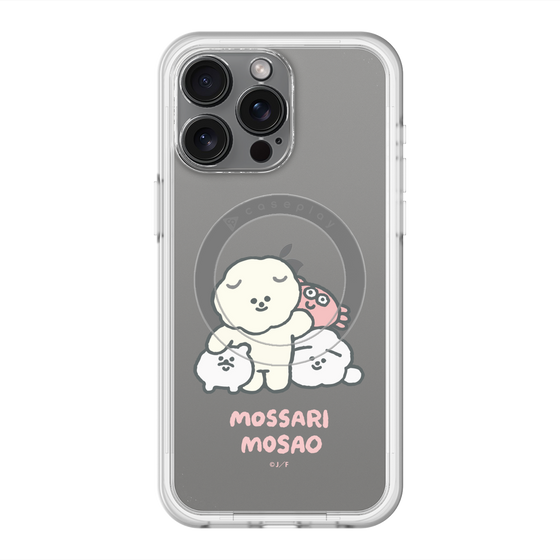 Slim Protection Premium Case with MagSafe［ Mossari Mosao - Everyone Together - Clear ］