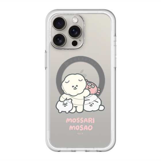 Slim Protection Premium Case with MagSafe［ Mossari Mosao - Everyone Together - Clear ］