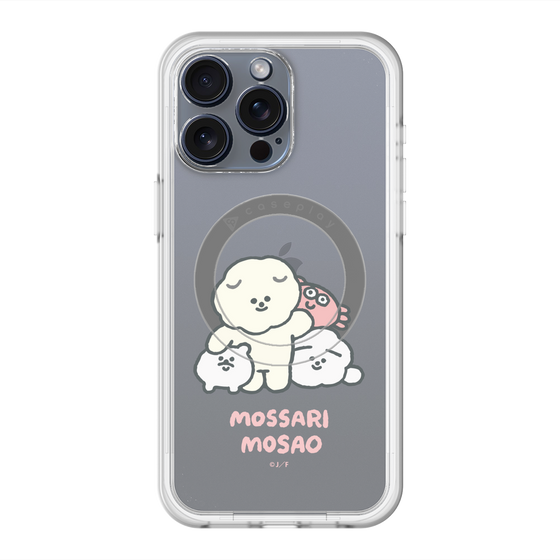 Slim Protection Premium Case with MagSafe［ Mossari Mosao - Everyone Together - Clear ］