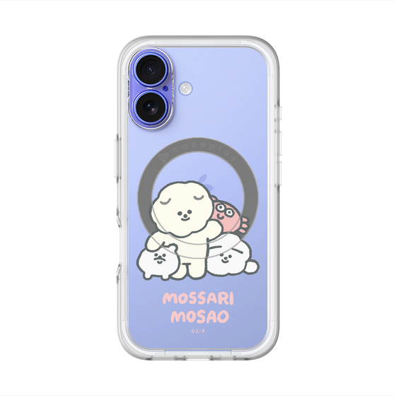 Slim Protection Premium Case with MagSafe［ Mossari Mosao - Everyone Together - Clear ］