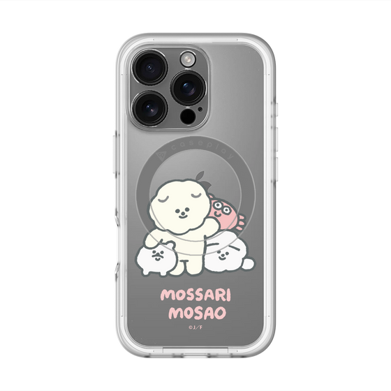 Slim Protection Premium Case with MagSafe［ Mossari Mosao - Everyone Together - Clear ］