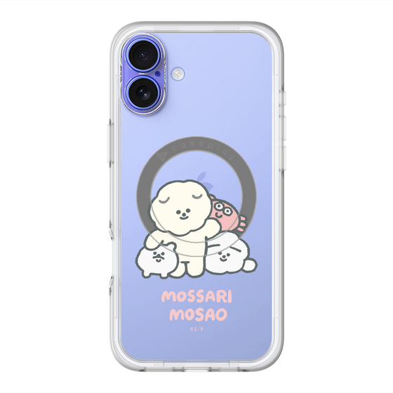 Slim Protection Premium Case with MagSafe［ Mossari Mosao - Everyone Together - Clear ］