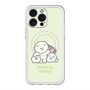 Slim Protection Premium Case with MagSafe［ Mossari Mosao - Everyone Together - Green ］