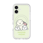 Slim Protection Premium Case with MagSafe［ Mossari Mosao - Everyone Together - Green ］