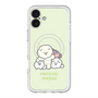Slim Protection Premium Case with MagSafe［ Mossari Mosao - Everyone Together - Green ］