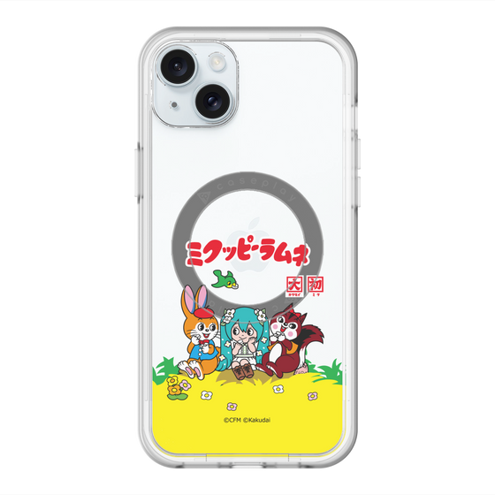 Slim Protection Premium Case with MagSafe［ Hatsune Miku × Kuppy Ramune – Package – Clear ］