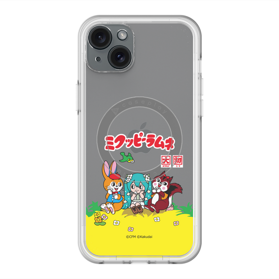 Slim Protection Premium Case with MagSafe［ Hatsune Miku × Kuppy Ramune – Package – Clear ］