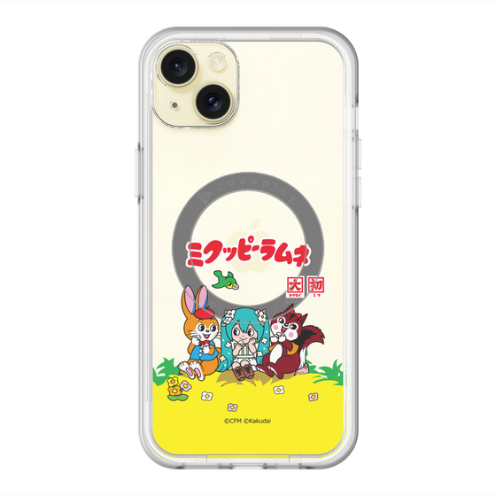Slim Protection Premium Case with MagSafe［ Hatsune Miku × Kuppy Ramune – Package – Clear ］