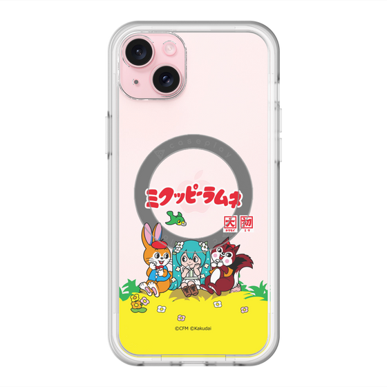 Slim Protection Premium Case with MagSafe［ Hatsune Miku × Kuppy Ramune – Package – Clear ］