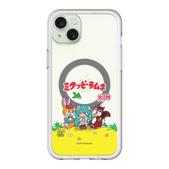 Slim Protection Premium Case with MagSafe［ Hatsune Miku × Kuppy Ramune – Package – Clear ］
