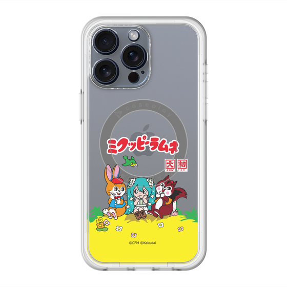 Slim Protection Premium Case with MagSafe［ Hatsune Miku × Kuppy Ramune – Package – Clear ］