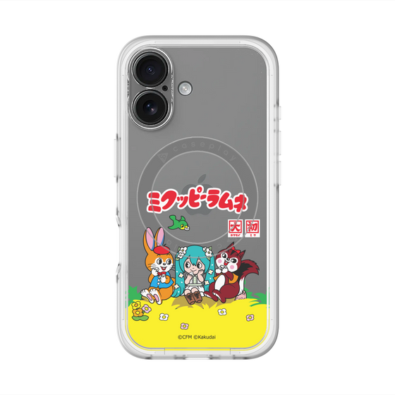 Slim Protection Premium Case with MagSafe［ Hatsune Miku × Kuppy Ramune – Package – Clear ］