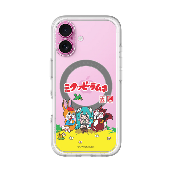 Slim Protection Premium Case with MagSafe［ Hatsune Miku × Kuppy Ramune – Package – Clear ］