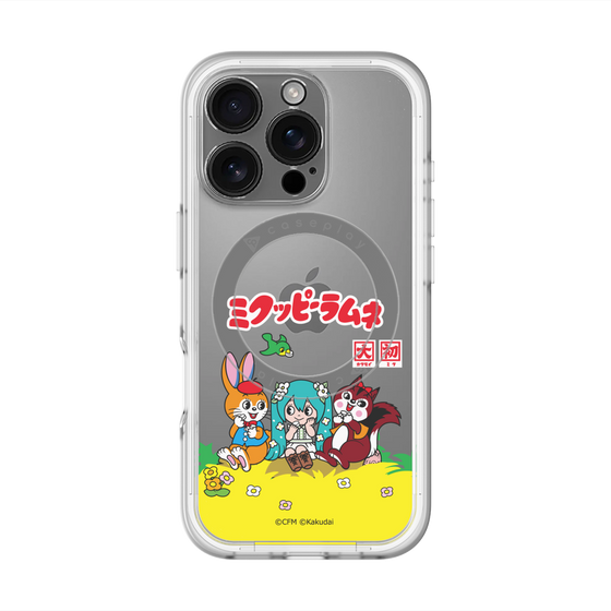 Slim Protection Premium Case with MagSafe［ Hatsune Miku × Kuppy Ramune – Package – Clear ］