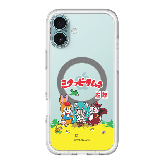 Slim Protection Premium Case with MagSafe［ Hatsune Miku × Kuppy Ramune – Package – Clear ］