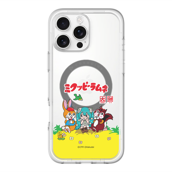 Slim Protection Premium Case with MagSafe［ Hatsune Miku × Kuppy Ramune – Package – Clear ］