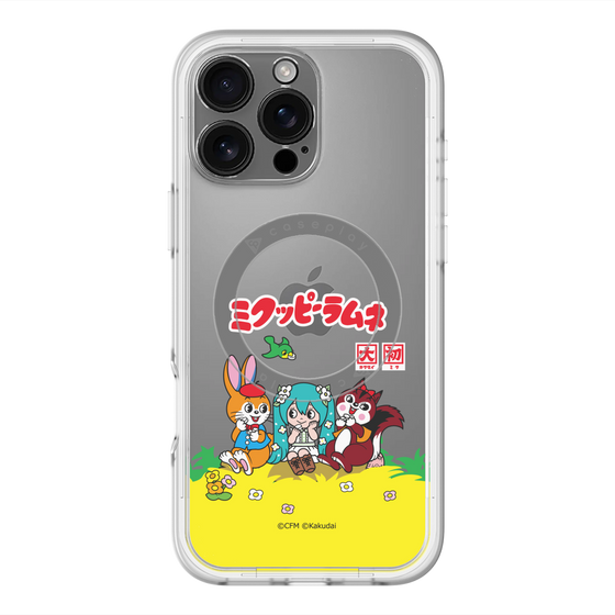 Slim Protection Premium Case with MagSafe［ Hatsune Miku × Kuppy Ramune – Package – Clear ］