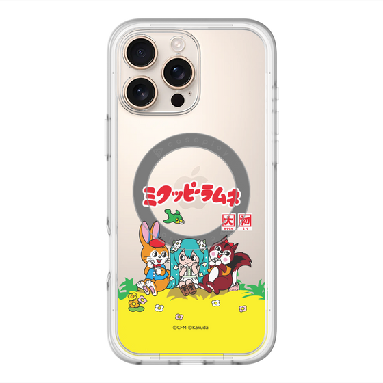 Slim Protection Premium Case with MagSafe［ Hatsune Miku × Kuppy Ramune – Package – Clear ］