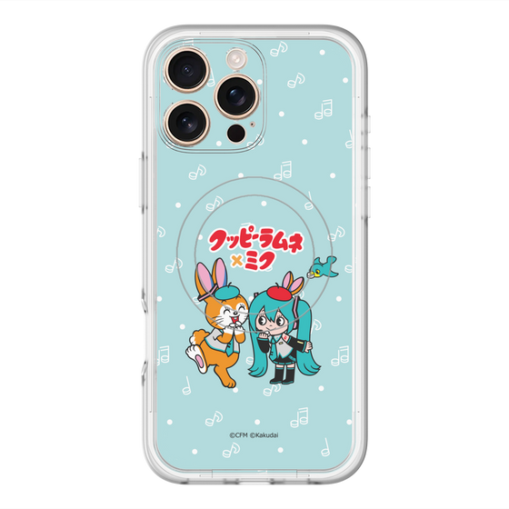 Slim Protection Premium Case with MagSafe［ Hatsune Miku × Kuppy Ramune – Hatsune Miku × Kuppy – Chibi Illustration ］