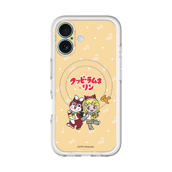 Slim Protection Premium Case with MagSafe［ Hatsune Miku × Kuppy Ramune – Kagamine Rin × Ram – Chibi Illustration ］