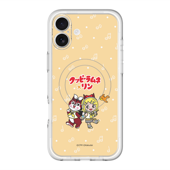 Slim Protection Premium Case with MagSafe［ Hatsune Miku × Kuppy Ramune – Kagamine Rin × Ram – Chibi Illustration ］