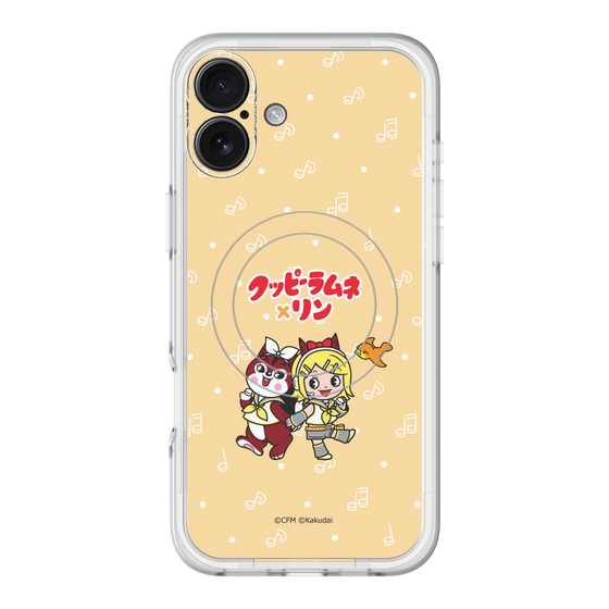 Slim Protection Premium Case with MagSafe［ Hatsune Miku × Kuppy Ramune – Kagamine Rin × Ram – Chibi Illustration ］