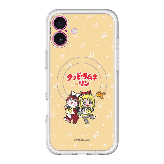 Slim Protection Premium Case with MagSafe［ Hatsune Miku × Kuppy Ramune – Kagamine Rin × Ram – Chibi Illustration ］