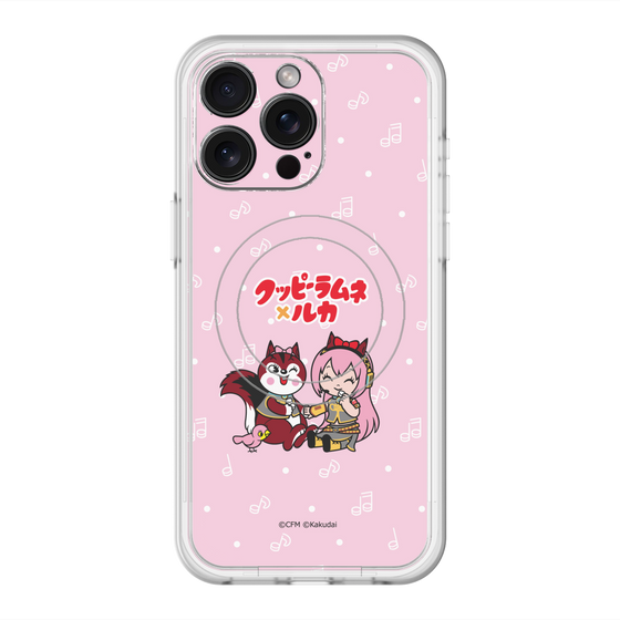 Slim Protection Premium Case with MagSafe［ Hatsune Miku × Kuppy Ramune – Megurine Luka × Ram – Chibi Illustration ］