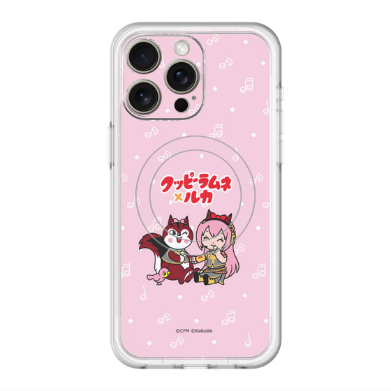 Slim Protection Premium Case with MagSafe［ Hatsune Miku × Kuppy Ramune – Megurine Luka × Ram – Chibi Illustration ］