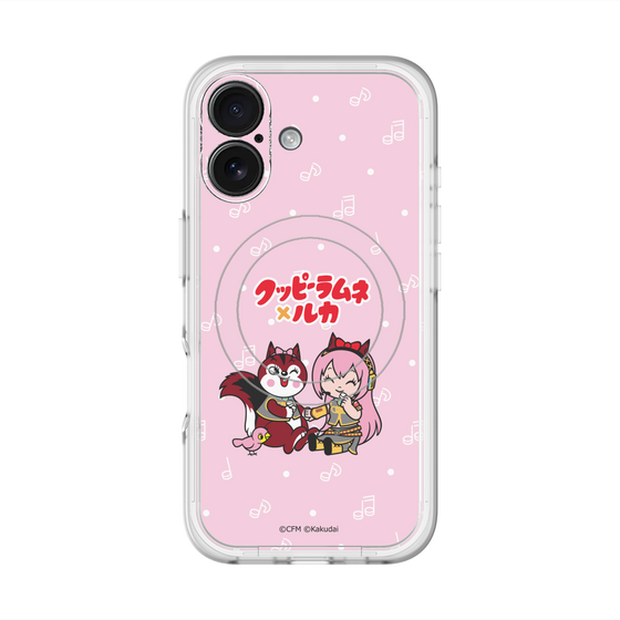 Slim Protection Premium Case with MagSafe［ Hatsune Miku × Kuppy Ramune – Megurine Luka × Ram – Chibi Illustration ］