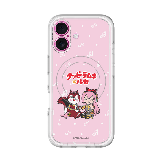 Slim Protection Premium Case with MagSafe［ Hatsune Miku × Kuppy Ramune – Megurine Luka × Ram – Chibi Illustration ］
