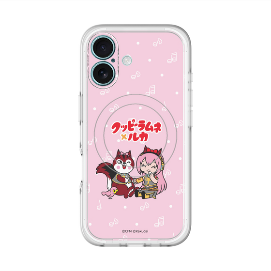 Slim Protection Premium Case with MagSafe［ Hatsune Miku × Kuppy Ramune – Megurine Luka × Ram – Chibi Illustration ］