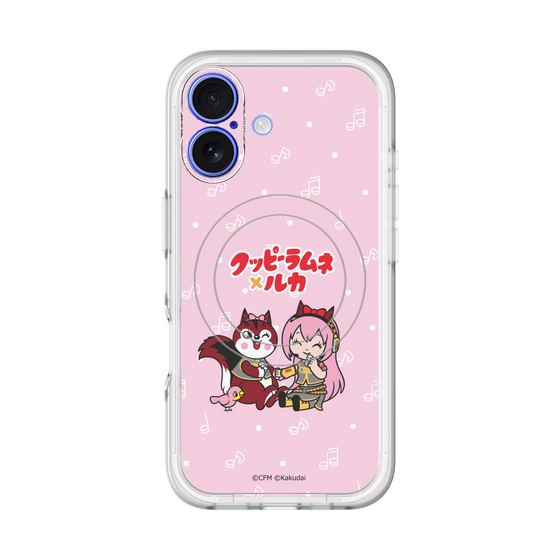 Slim Protection Premium Case with MagSafe［ Hatsune Miku × Kuppy Ramune – Megurine Luka × Ram – Chibi Illustration ］