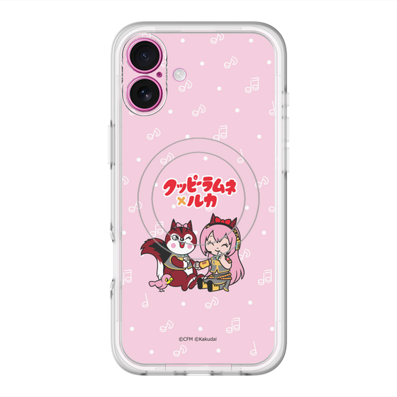 Slim Protection Premium Case with MagSafe［ Hatsune Miku × Kuppy Ramune – Megurine Luka × Ram – Chibi Illustration ］