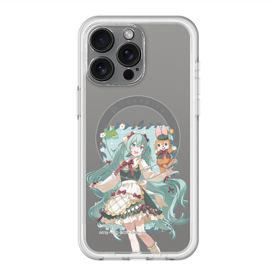 Slim Protection Premium Case with MagSafe［ Hatsune Miku × Kuppy Ramune – Hatsune Miku × Kuppy – Full-body Illustration 1 ］