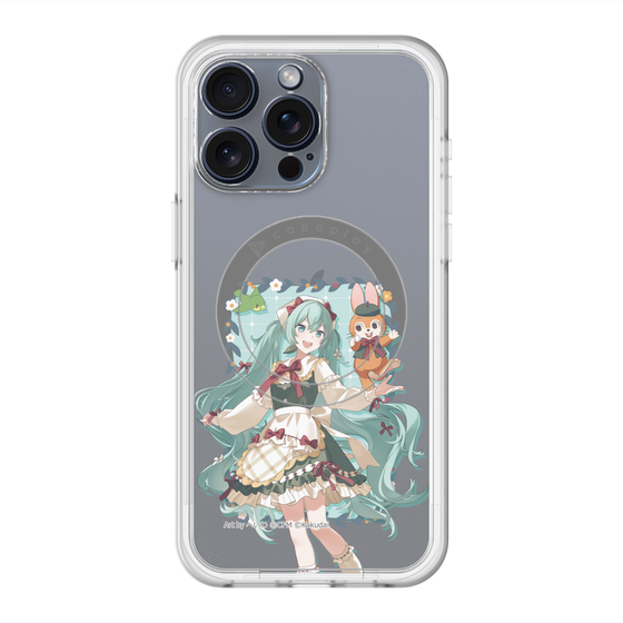 Slim Protection Premium Case with MagSafe［ Hatsune Miku × Kuppy Ramune – Hatsune Miku × Kuppy – Full-body Illustration 1 ］